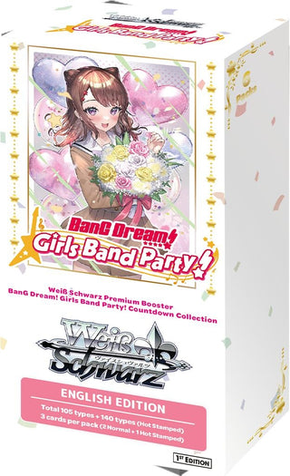 BanG Dream! Girls Band Party! Countdown Collection Premium Booster Box [BD/WE42] - Weiss Schwarz Sealed
