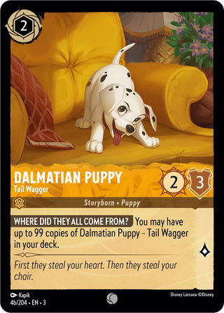 Dalmatian Puppy - Tail Wagger (4b/204) (4) (3) - Disney Lorcana Single