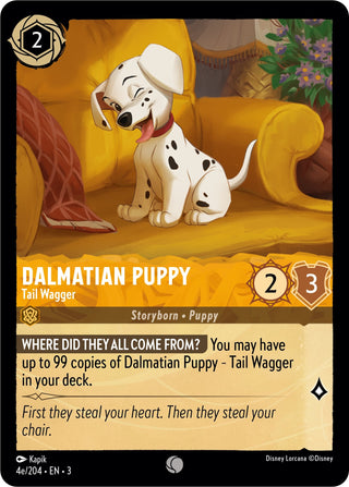 Dalmatian Puppy - Tail Wagger (4e/204) (4) (3) - Disney Lorcana Single