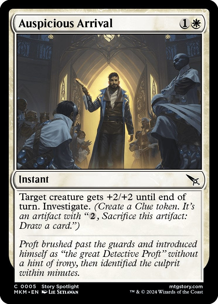 Auspicious Arrival (5) [MKM] - MTG Single