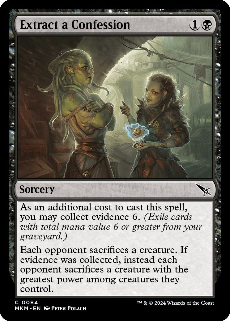 Extract a Confession (84) [MKM] - MTG Single