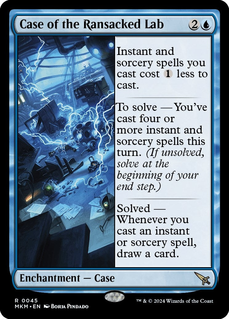 Case of the Ransacked Lab (45) [MKM] - MTG Single