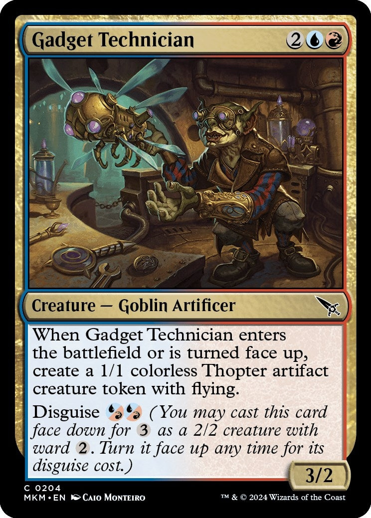 Gadget Technician (204) [MKM] - MTG Single