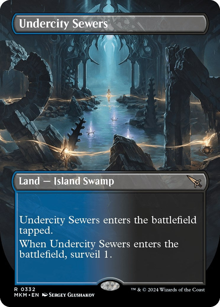 Undercity Sewers (Borderless) (332) [MKM] - MTG Single