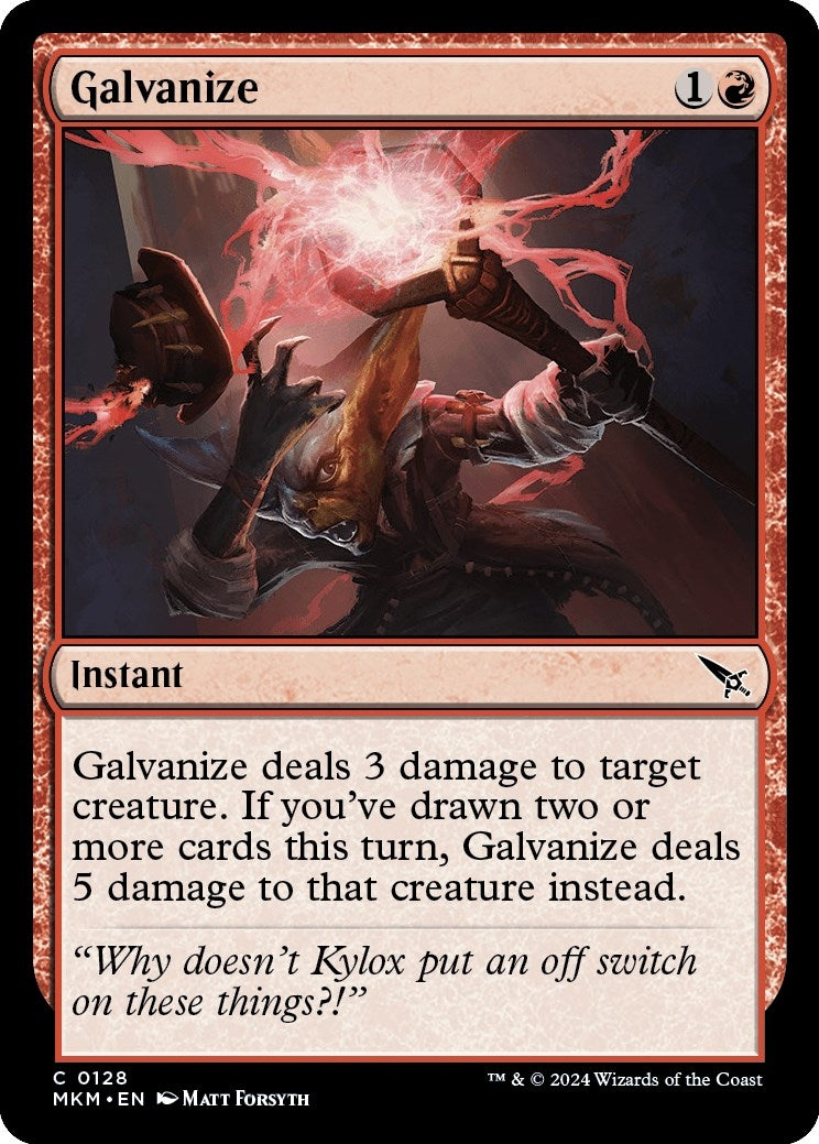 Galvanize (128) [MKM] - MTG Single