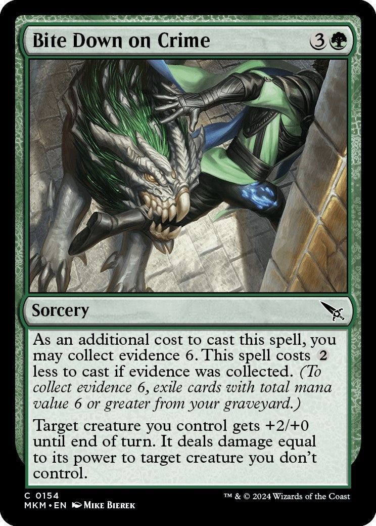 Bite Down on Crime (154) [MKM] - MTG Single