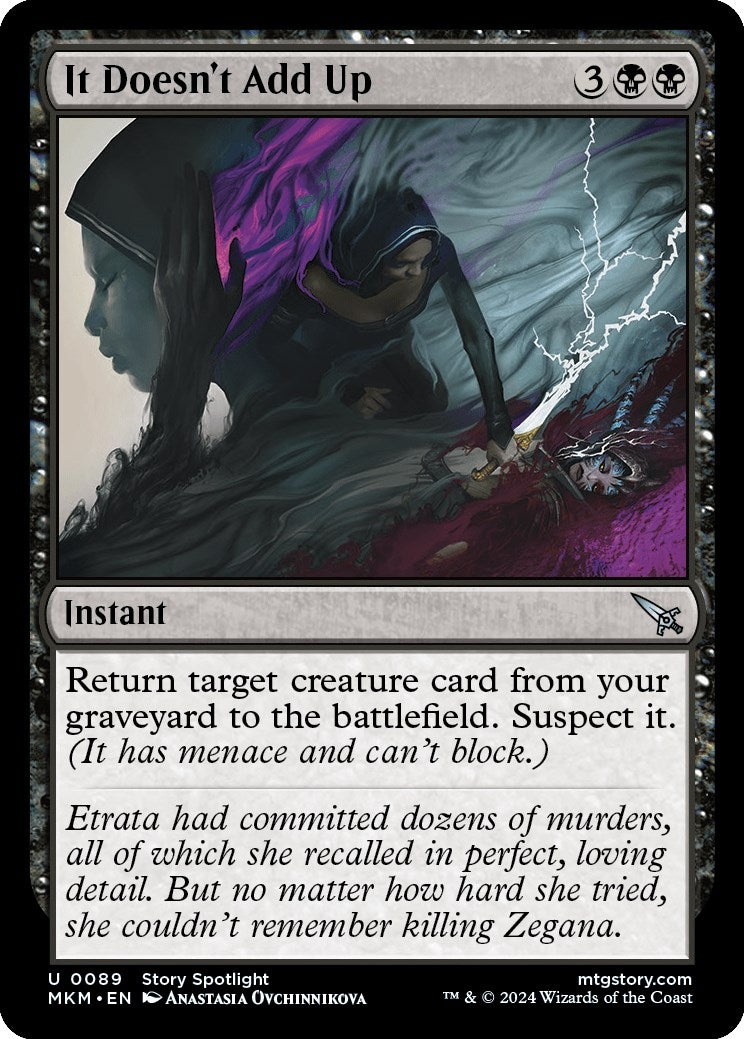 It Doesn’t Add Up (89) [MKM] - MTG Single