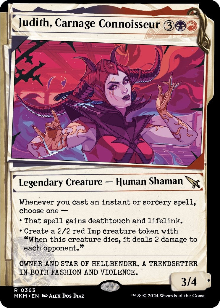 Judith Carnage Connoisseur (Showcase) (363) [MKM] - MTG Single