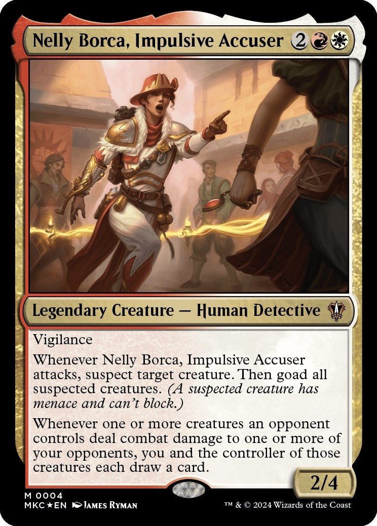 Nelly Borca Impulsive Accuser (4) [MKC] - MTG Single