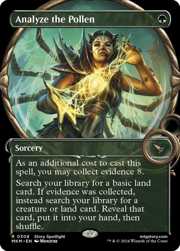 Analyze the Pollen (Showcase) (308) [MKM] - MTG Single