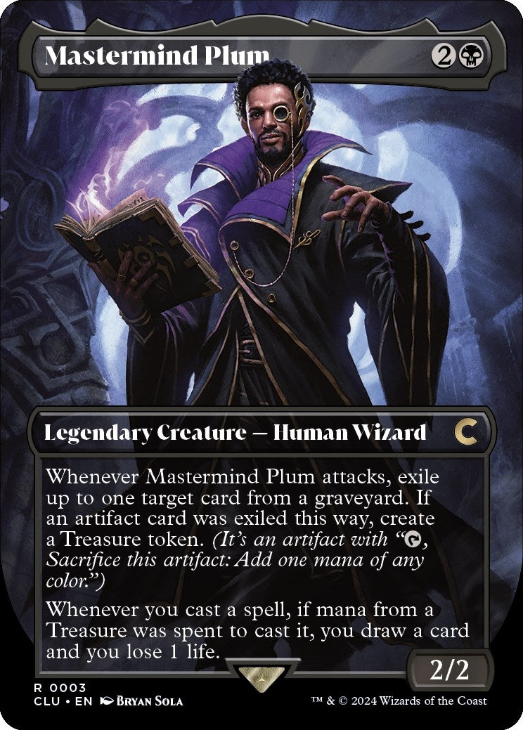 Mastermind Plum (Borderless) (3) [CLU] - MTG Single