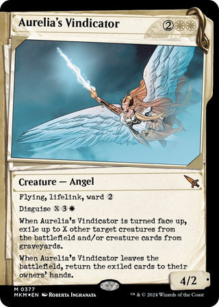 Aurelia’s Vindicator (Showcase) (Invisible Ink) (377) [MKM] - MTG Single