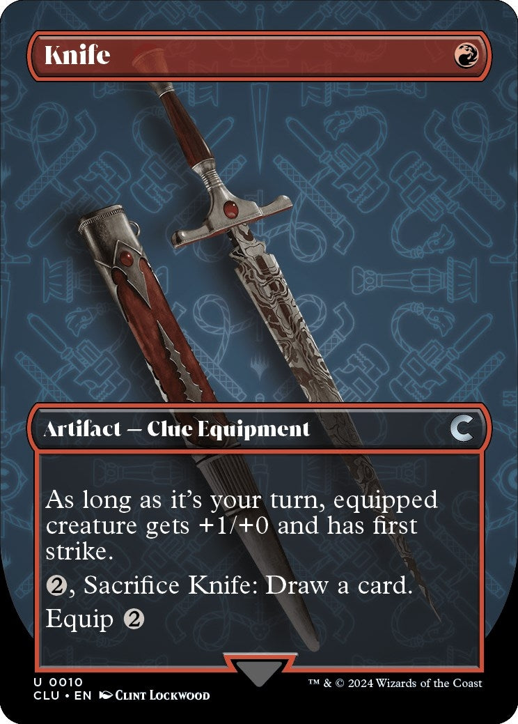 Knife (Borderless) (10) [CLU] - MTG Single