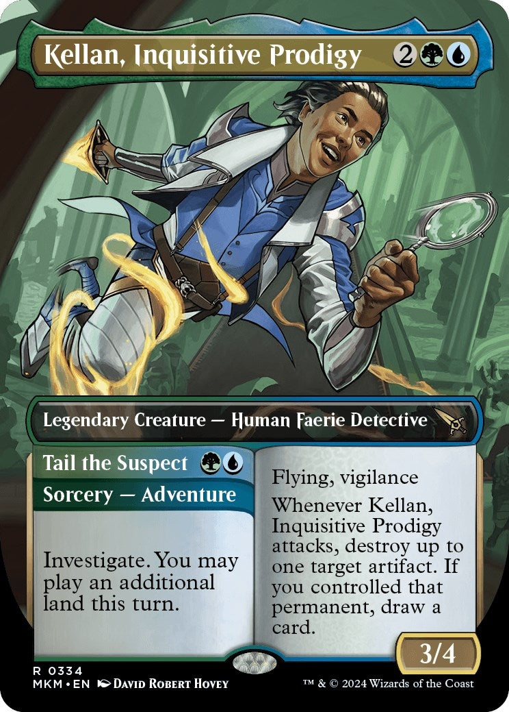 Kellan Inquisitive Prodigy (Borderless) (334) [MKM] - MTG Single