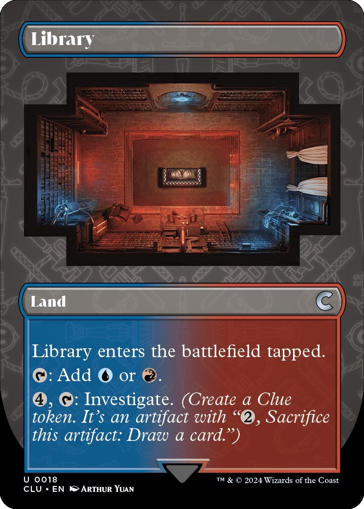 Library (Borderless) (18) [CLU] - MTG Single