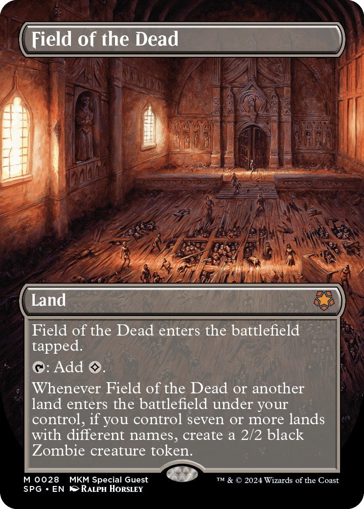 Field of the Dead (Borderless) (28) [SPG] - MTG Single