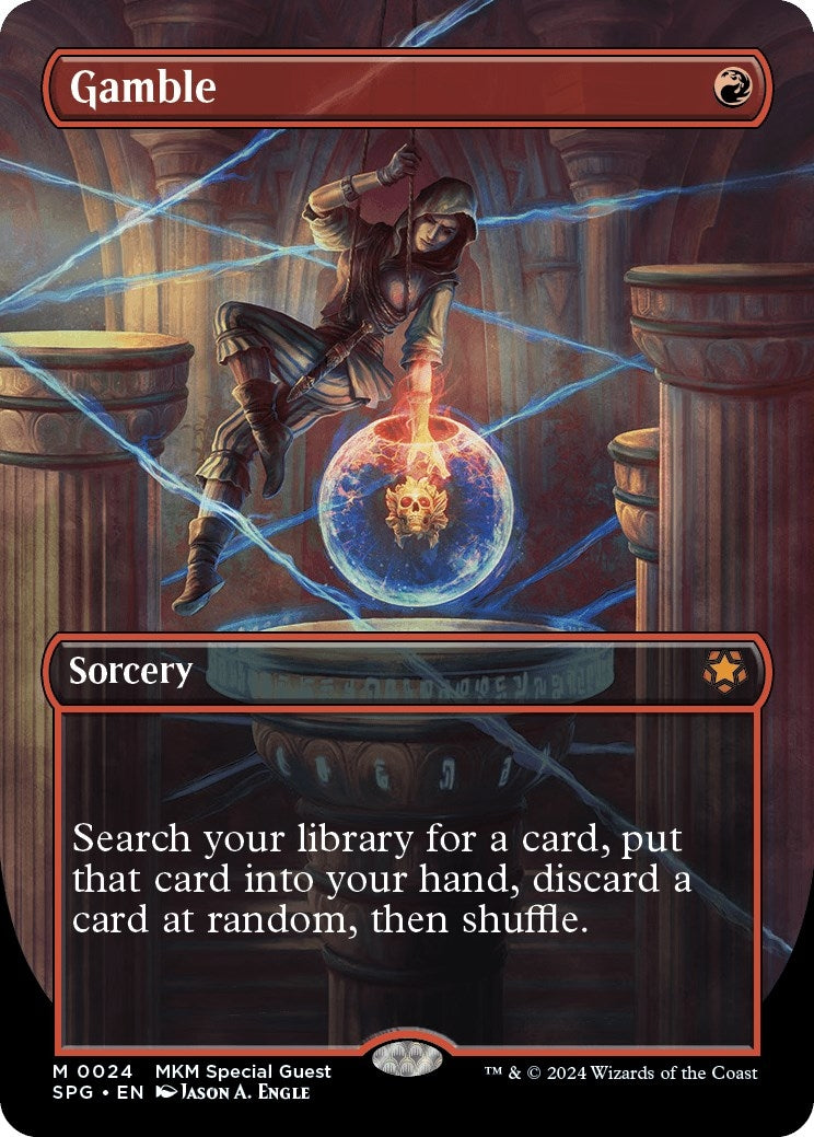 Gamble (Borderless) (24) [SPG] - MTG Single