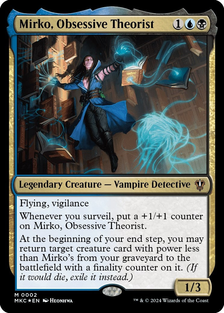 Mirko Obsessive Theorist (2) [MKC] - MTG Single