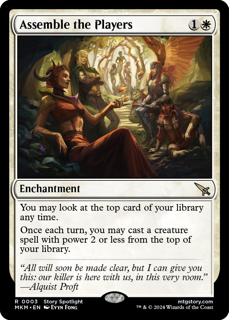 Assemble the Players (3) [MKM] - MTG Single