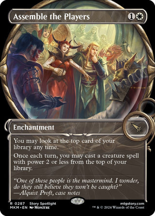 Assemble the Players (Showcase) (287) [MKM] - MTG Single