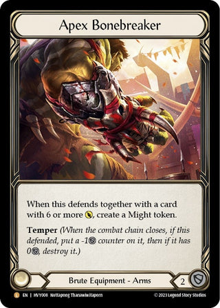 Apex Bonebreaker (8) [HVY] - Flesh and Blood TCG Single