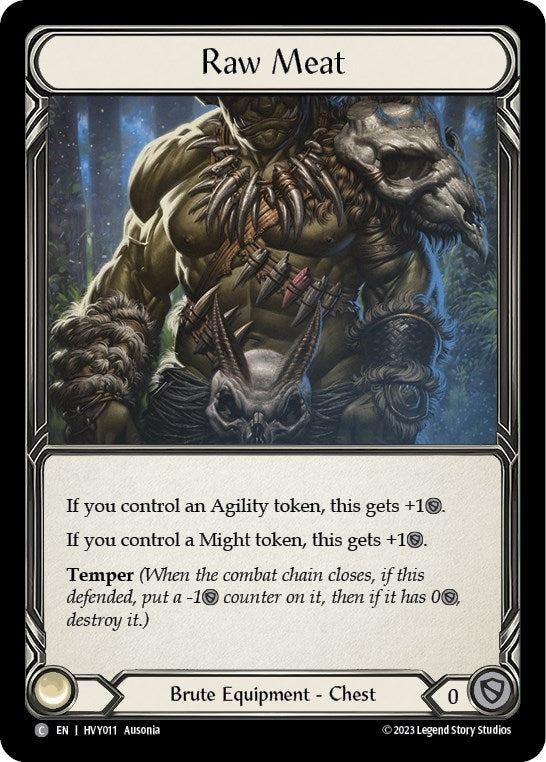 Raw Meat (11) [HVY] - Flesh and Blood TCG Single