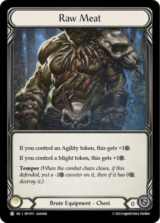 Raw Meat (11) [HVY] - Flesh and Blood TCG Single