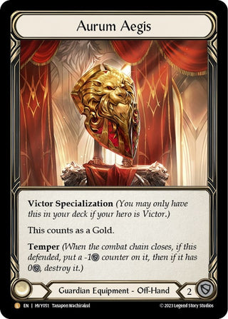 Aurum Aegis (51) [HVY] - Flesh and Blood TCG Single