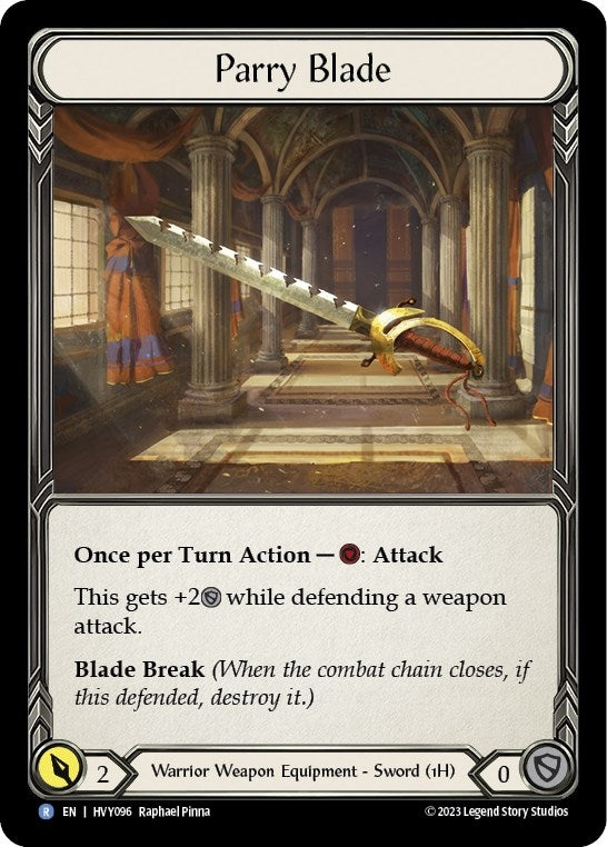 Parry Blade (96) [HVY] - Flesh and Blood TCG Single