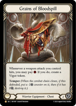 Grains of Bloodspill (97) [HVY] - Flesh and Blood TCG Single