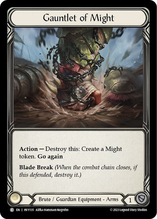 Gauntlet of Might (135) [HVY] - Flesh and Blood TCG Single