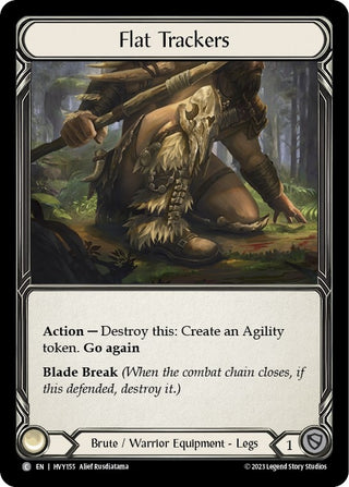 Flat Trackers (155) [HVY] - Flesh and Blood TCG Single