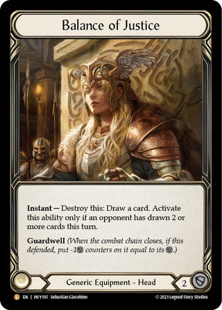 Balance of Justice (195) [HVY] - Flesh and Blood TCG Single