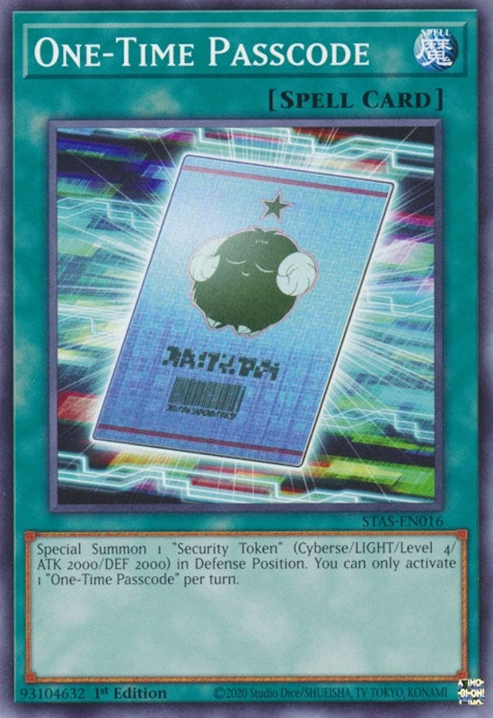 One-Time Passcode (16) (TPSS) - YuGiOh Single