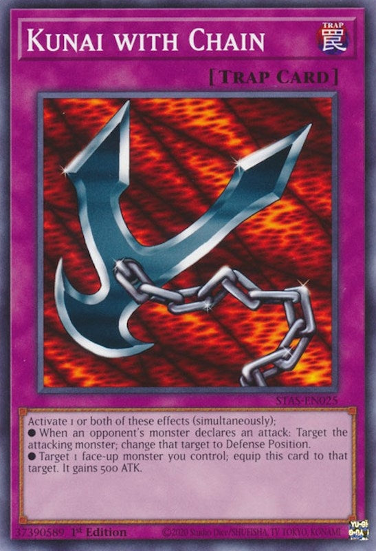 Kunai with Chain (25) (TPSS) - YuGiOh Single