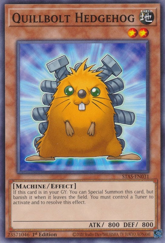 Quillbolt Hedgehog (31) (TPSS) - YuGiOh Single