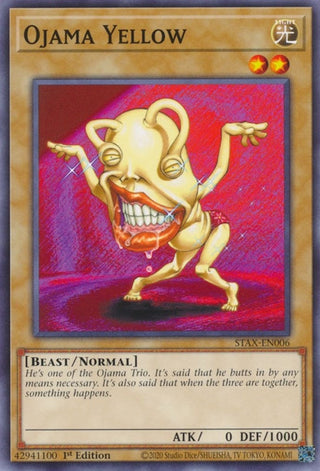 Ojama Yellow (6) (TPSS) - YuGiOh Single