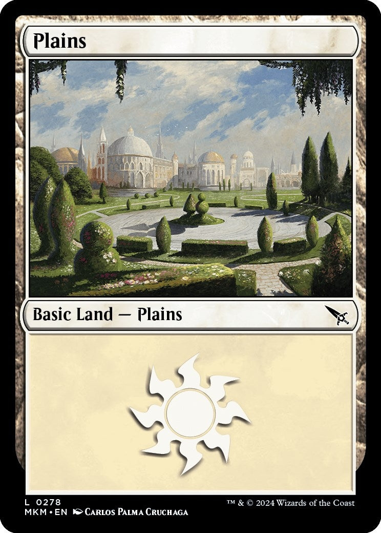 Plains (0278) (278) [MKM] - MTG Single