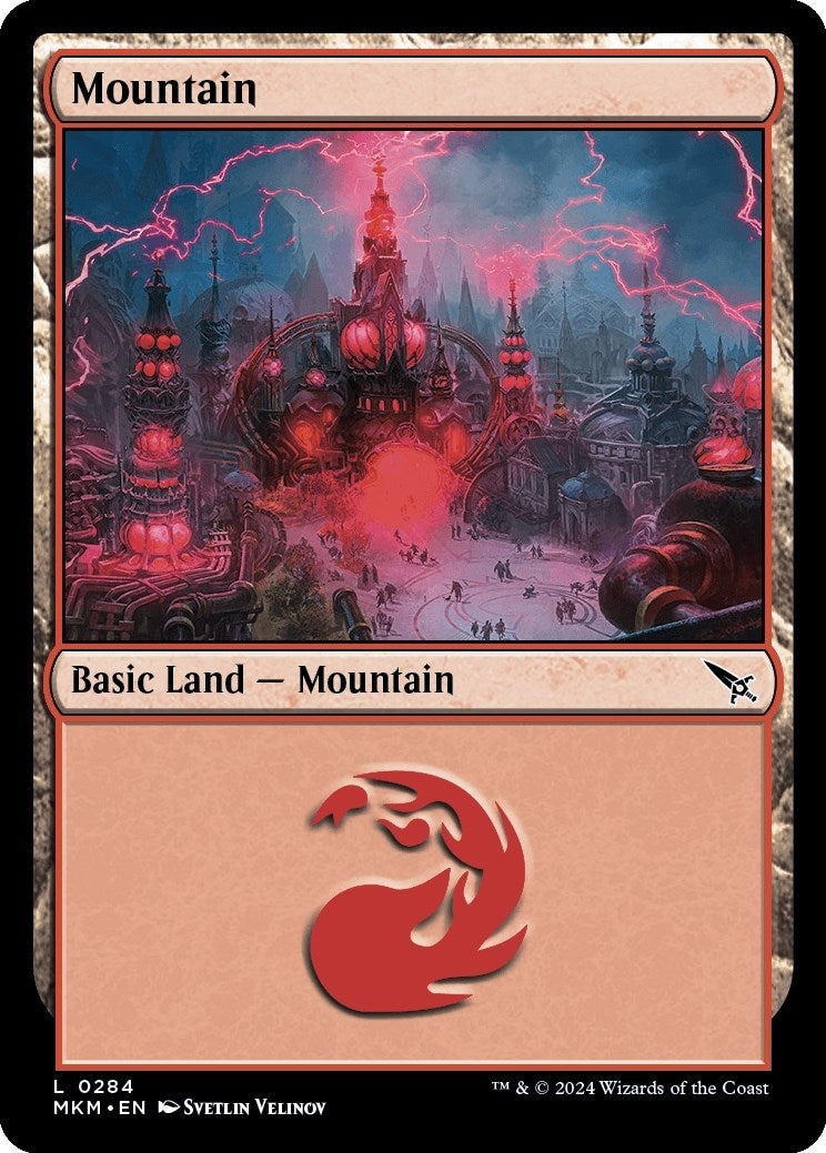 Mountain (0284) (284) [MKM] - MTG Single