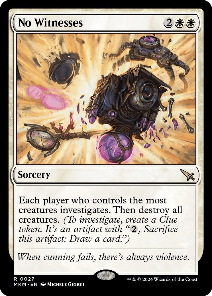 No Witnesses (27) [MKM] - MTG Single