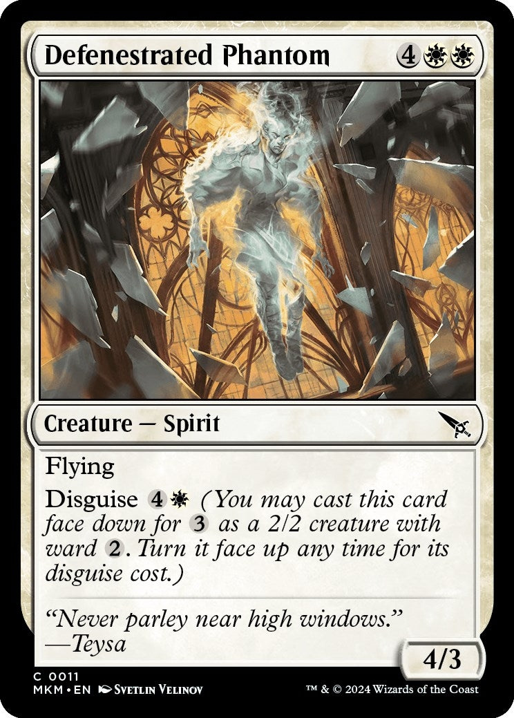 Defenestrated Phantom (11) [MKM] - MTG Single