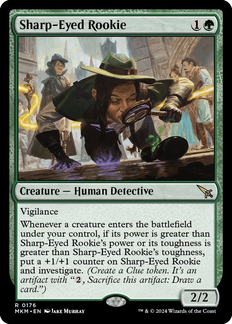 Sharp-Eyed Rookie (176) [MKM] - MTG Single