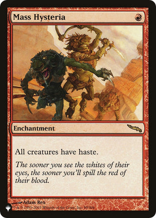 Mass Hysteria (99) [LIST] - MTG Single