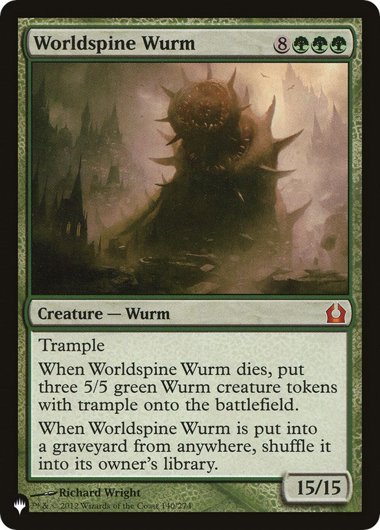 Worldspine Wurm (140) [LIST] - MTG Single