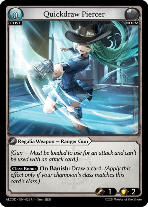 Image for Quickdraw Piercer (026) (Alchemical Revolution Starter Decks) - Grand Archive TCG
