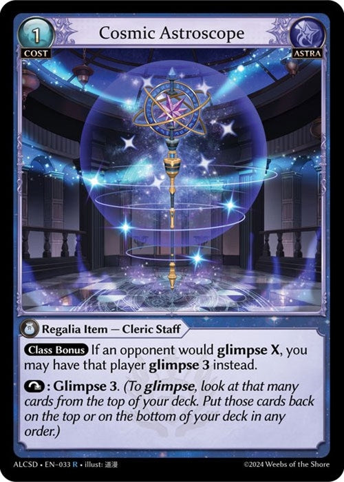 Image for Cosmic Astroscope (033) (Alchemical Revolution Starter Decks) - Grand Archive TCG