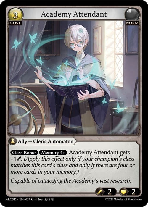 Image for Academy Attendant (037) (Alchemical Revolution Starter Decks) - Grand Archive TCG