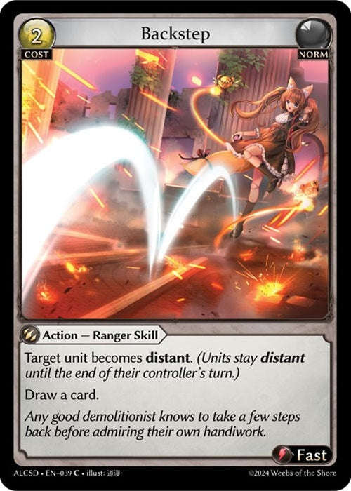 Image for Backstep (039) (Alchemical Revolution Starter Decks) - Grand Archive TCG