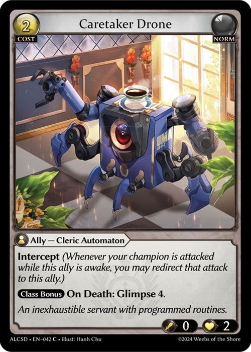 Image for Caretaker Drone (042) (Alchemical Revolution Starter Decks) - Grand Archive TCG