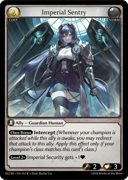 Image for Imperial Sentry (051) (Alchemical Revolution Starter Decks) - Grand Archive TCG